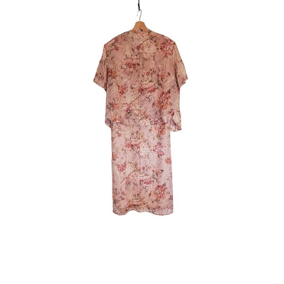Macys‎ Floral Flowy Dress set Size 2X Pink Flowy - Picture 2 of 11